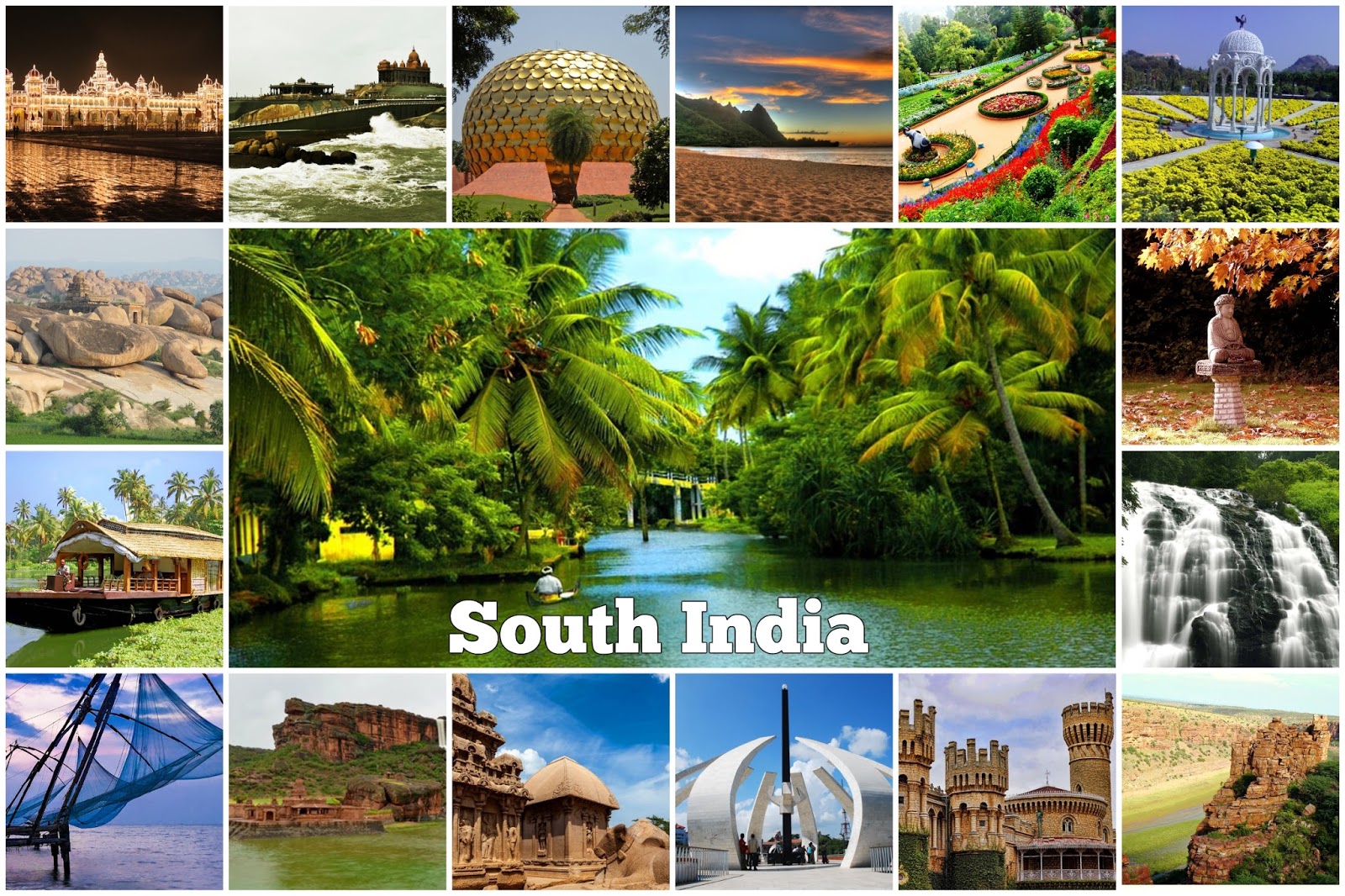 tourist destinations of south india