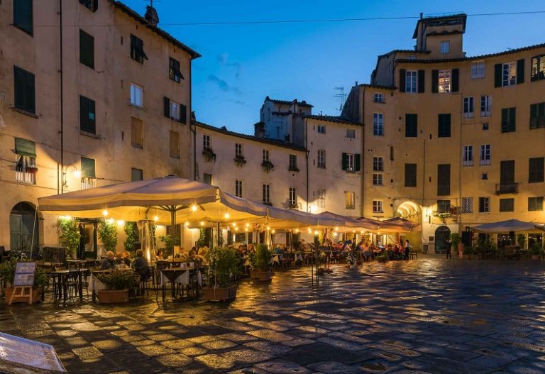 Italian town of Lucca