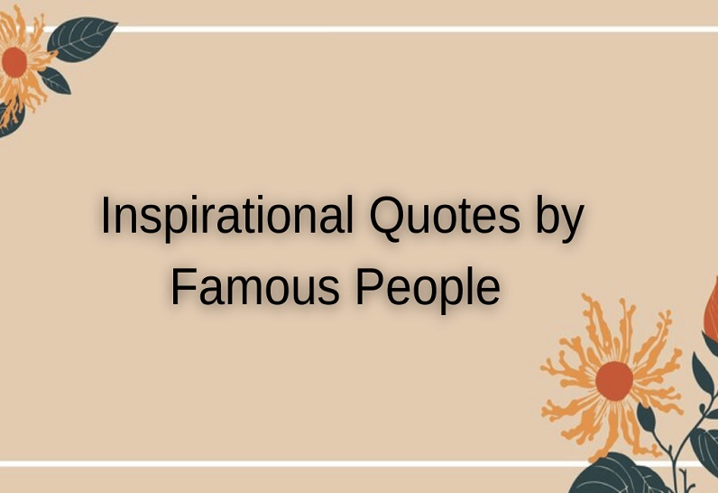 Famous People Quotes